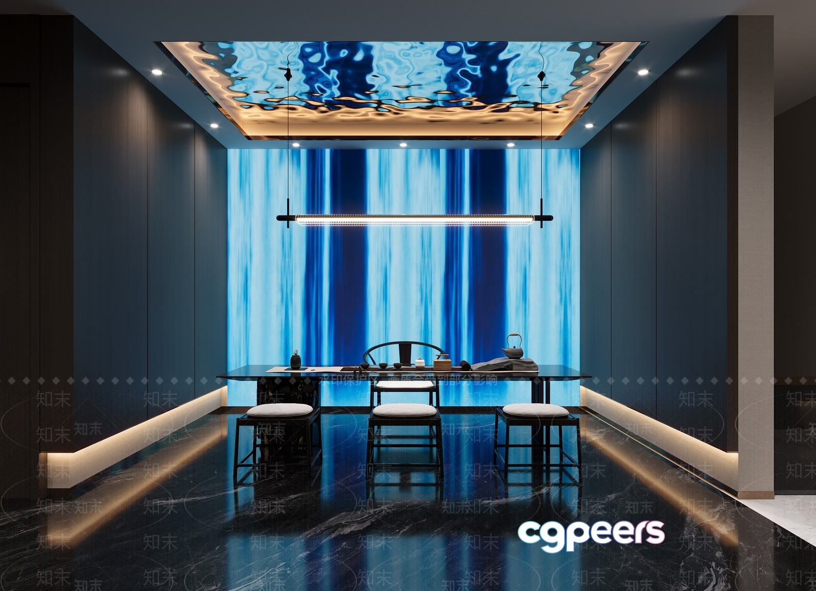 Modern Dining Room 3D Model - 17437 - VRAY Render Modern Dining Room 3D Model - 17437 - VRAY Render