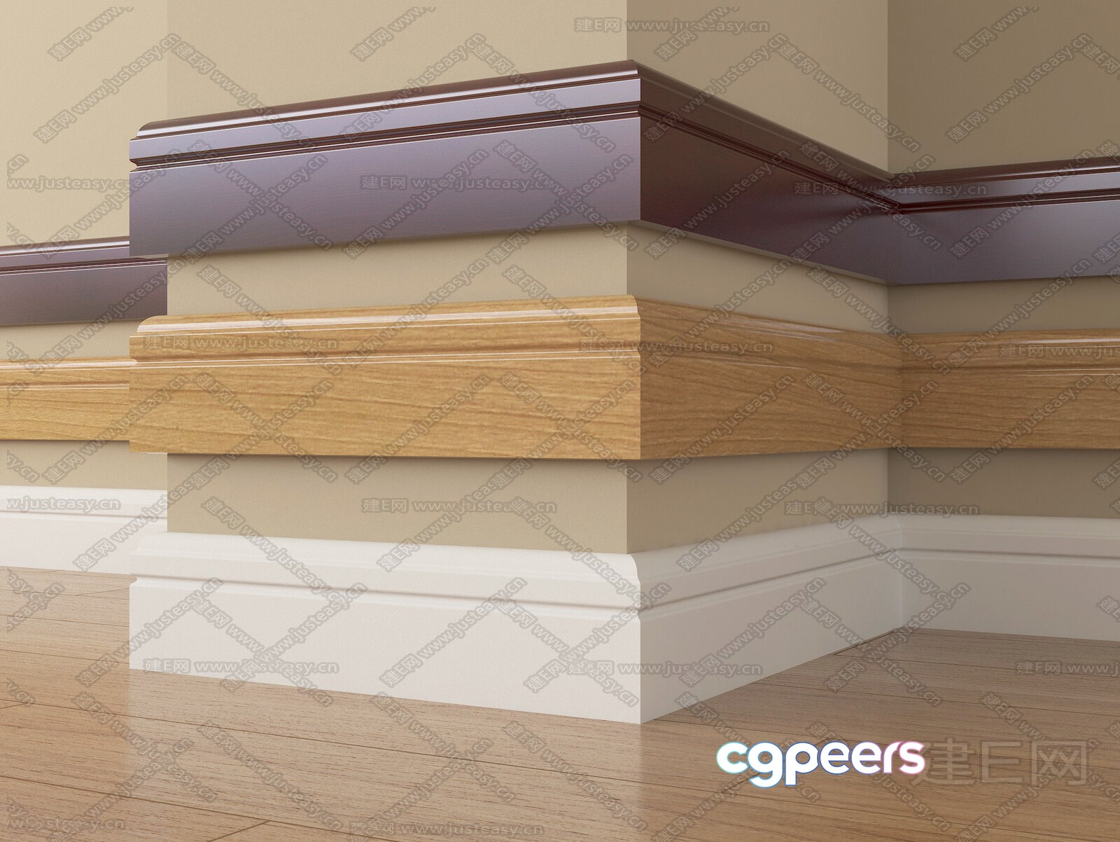The Main Subject Is A Decorative Trim 3D Model - 23728 - VRAY Render The Main Subject Is A Decorative Trim 3D Model - 23728 - VRAY Render