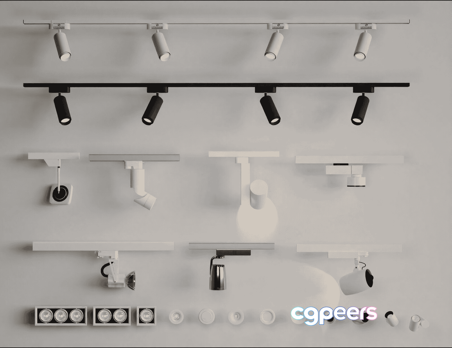Modern Light Fixtures 3D Model - 10924 - VRAY Render Modern Light Fixtures 3D Model - 10924 - VRAY Render