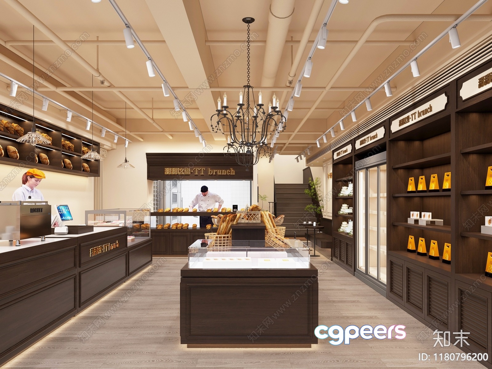 A Bakery Store 3D Model - 14199 - CORONA Render A Bakery Store 3D Model - 14199 - CORONA Render
