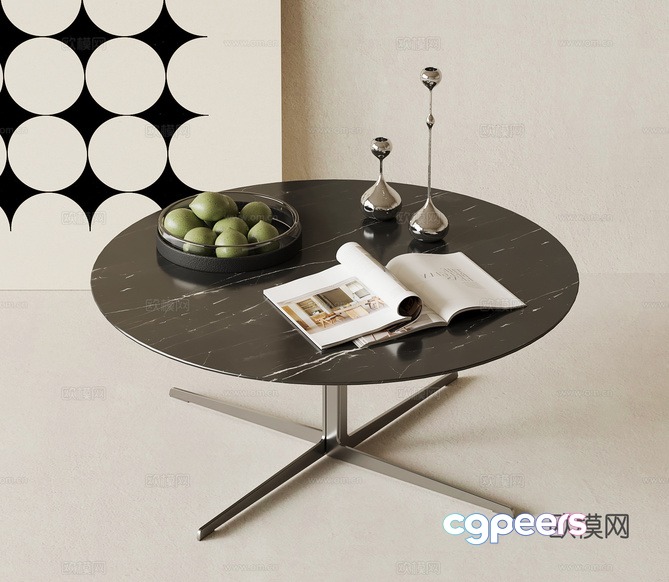 Modern Coffee Table 3D Model - 8308 - VRAY Render Modern Coffee Table 3D Model - 8308 - VRAY Render