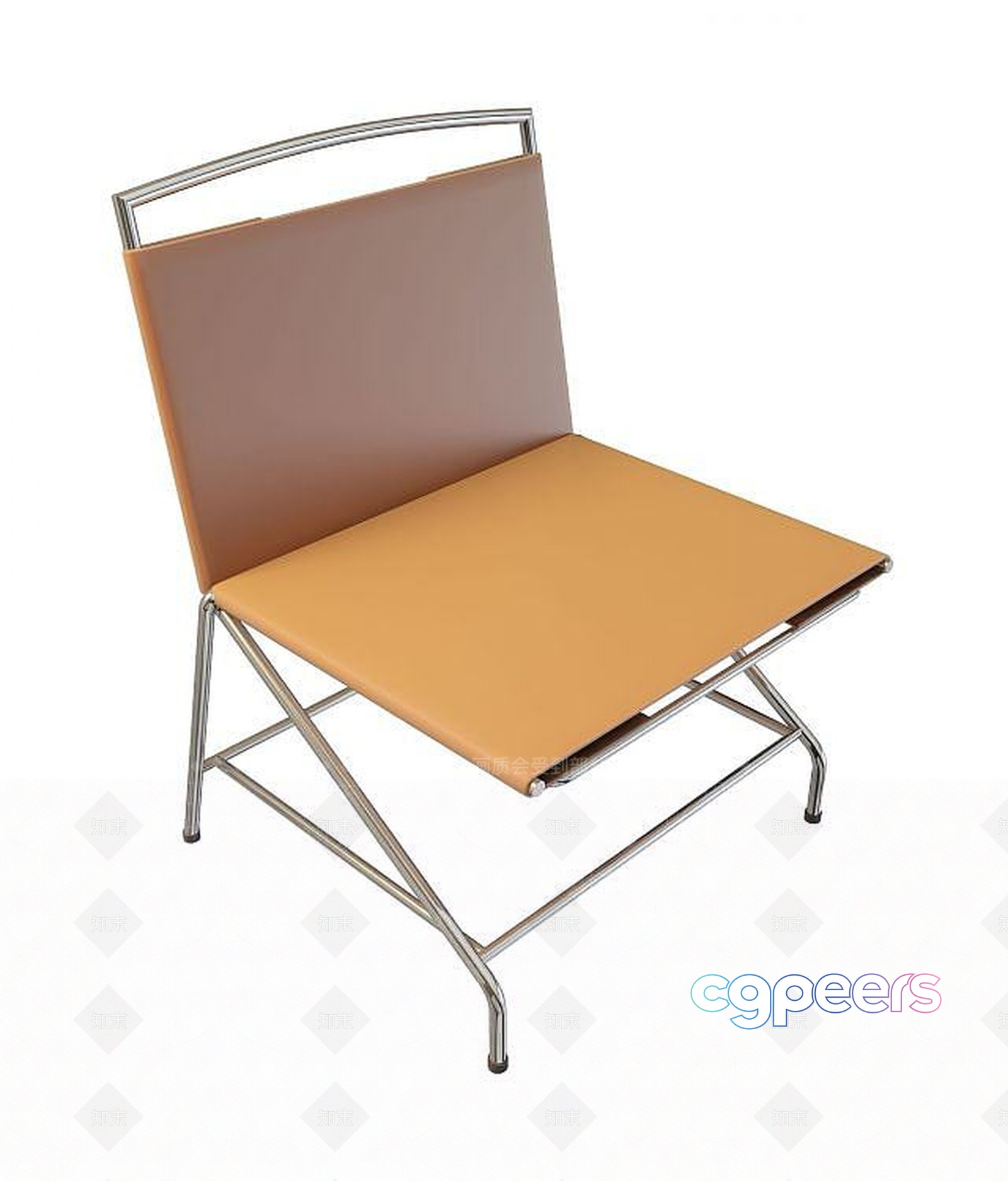 Brown And Silver Chair 3D Model - 11241 - VRAY Render Brown And Silver Chair 3D Model - 11241 - VRAY Render