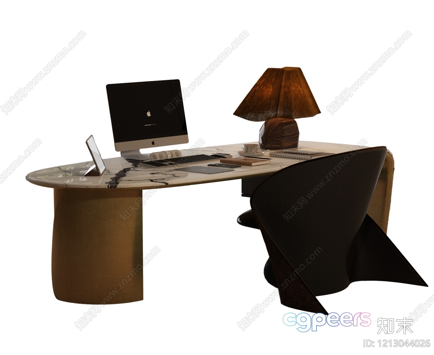 A Modern Office Desk 3D Model - 22110 - VRAY Render A Modern Office Desk 3D Model - 22110 - VRAY Render