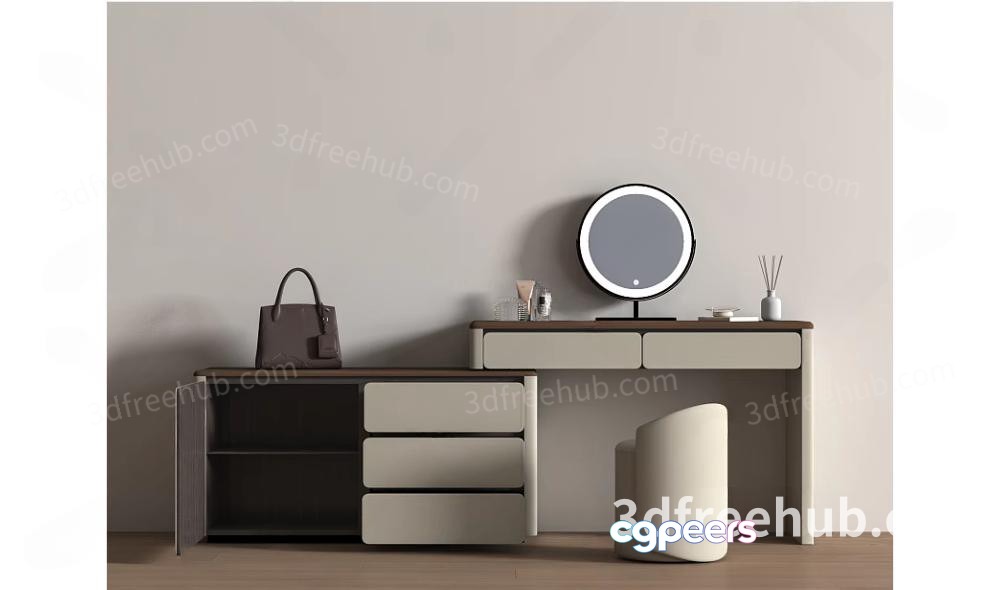 Modern Office Desk 3D Model - 21919 - VRAY Render Modern Office Desk 3D Model - 21919 - VRAY Render