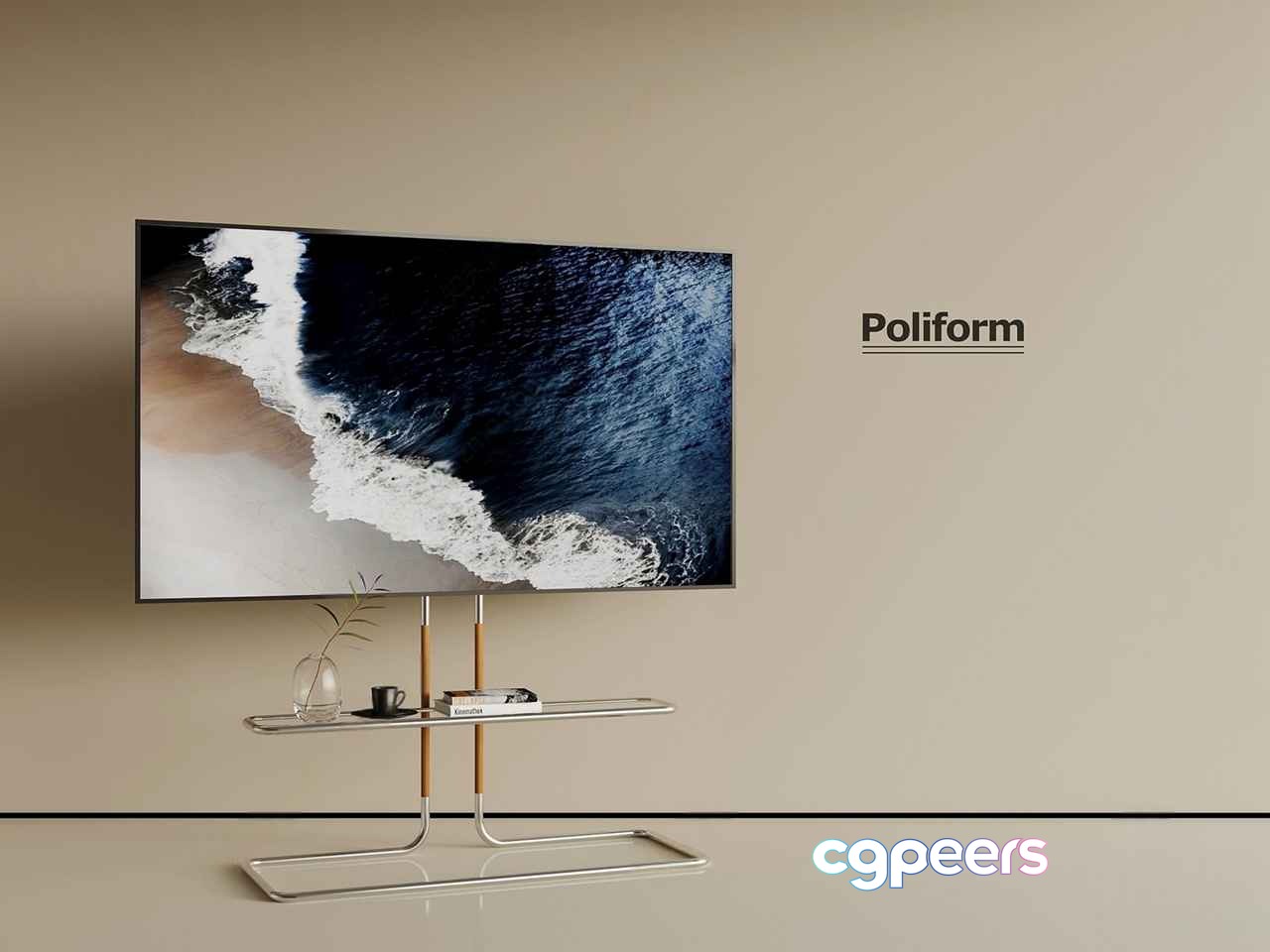 Modern Tv Stand 3D Model - 170 - VRAY Render Modern Tv Stand 3D Model - 170 - VRAY Render
