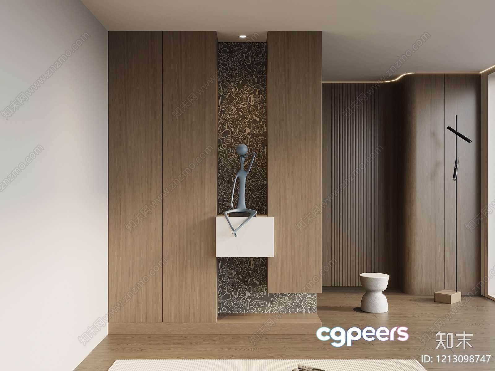 Modern Interior Design 3D Model - 3298 - VRAY Render