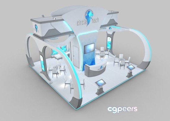 3D Game Assets - EXHIBITION STAND SM 3D Game Assets - EXHIBITION STAND SM