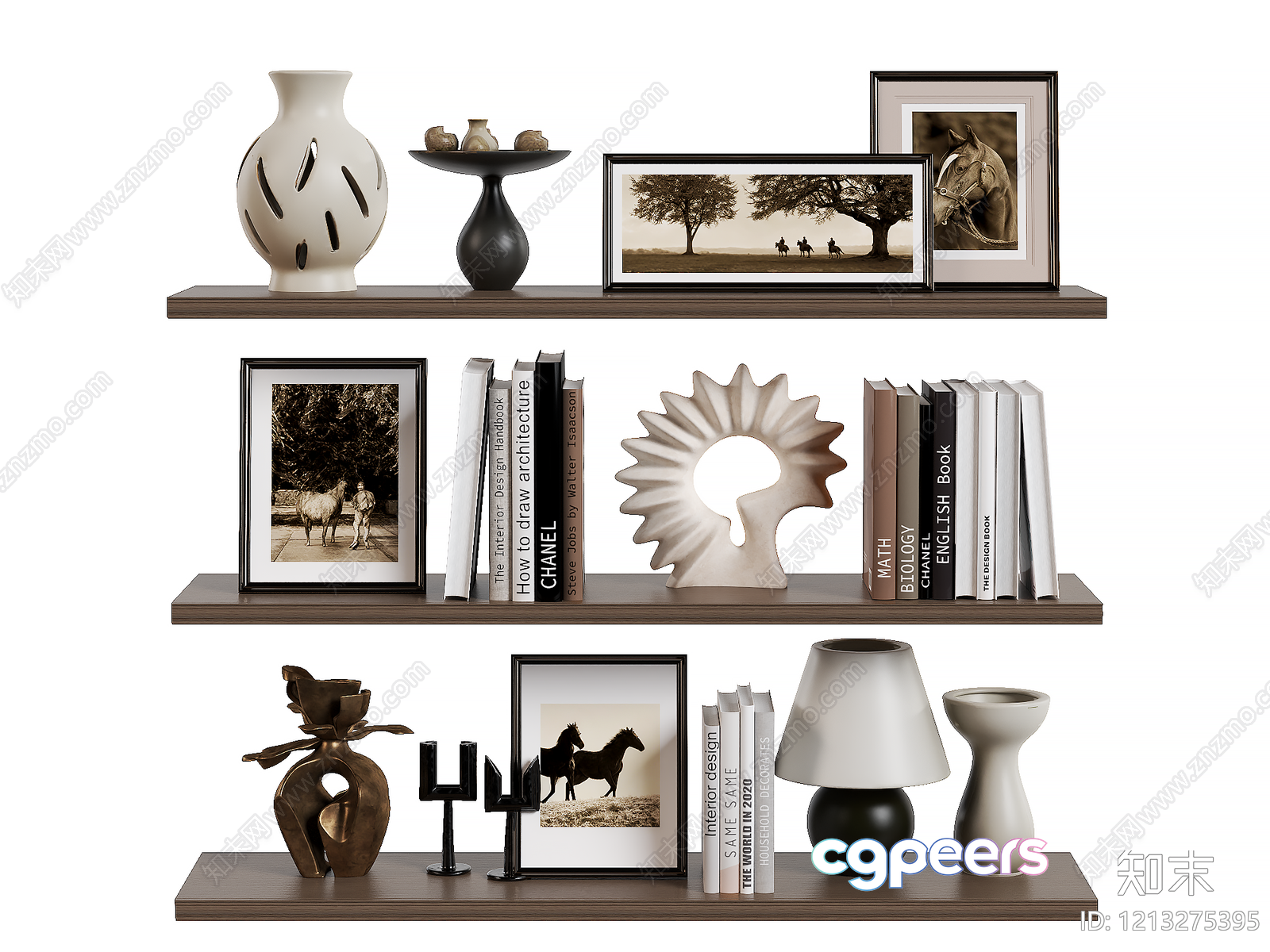 Modern Home Decor 3D Model - 21141 - VRAY Render