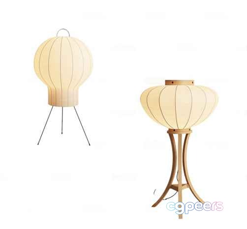 Modern Light Fixture 3D Model - 9366 - VRAY Render