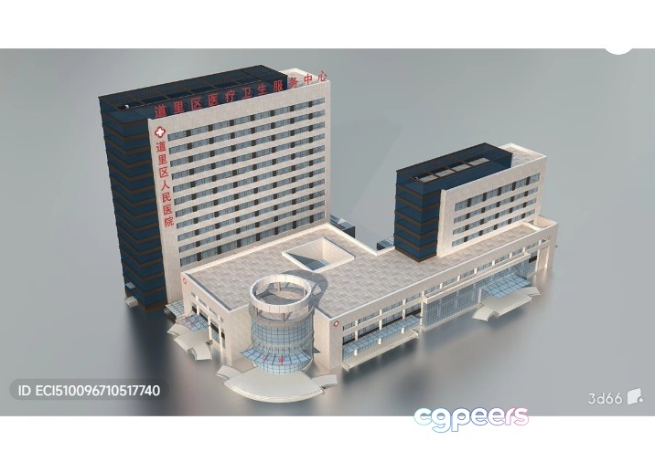 A 3D Rendering Of A Building 3D Model - 9630 - VRAY Render A 3D Rendering Of A Building 3D Model - 9630 - VRAY Render