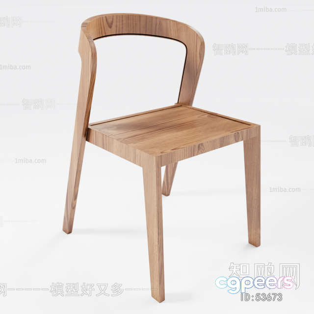 Wooden Dining Chair 3D Model - 15113 - VRAY Render Wooden Dining Chair 3D Model - 15113 - VRAY Render