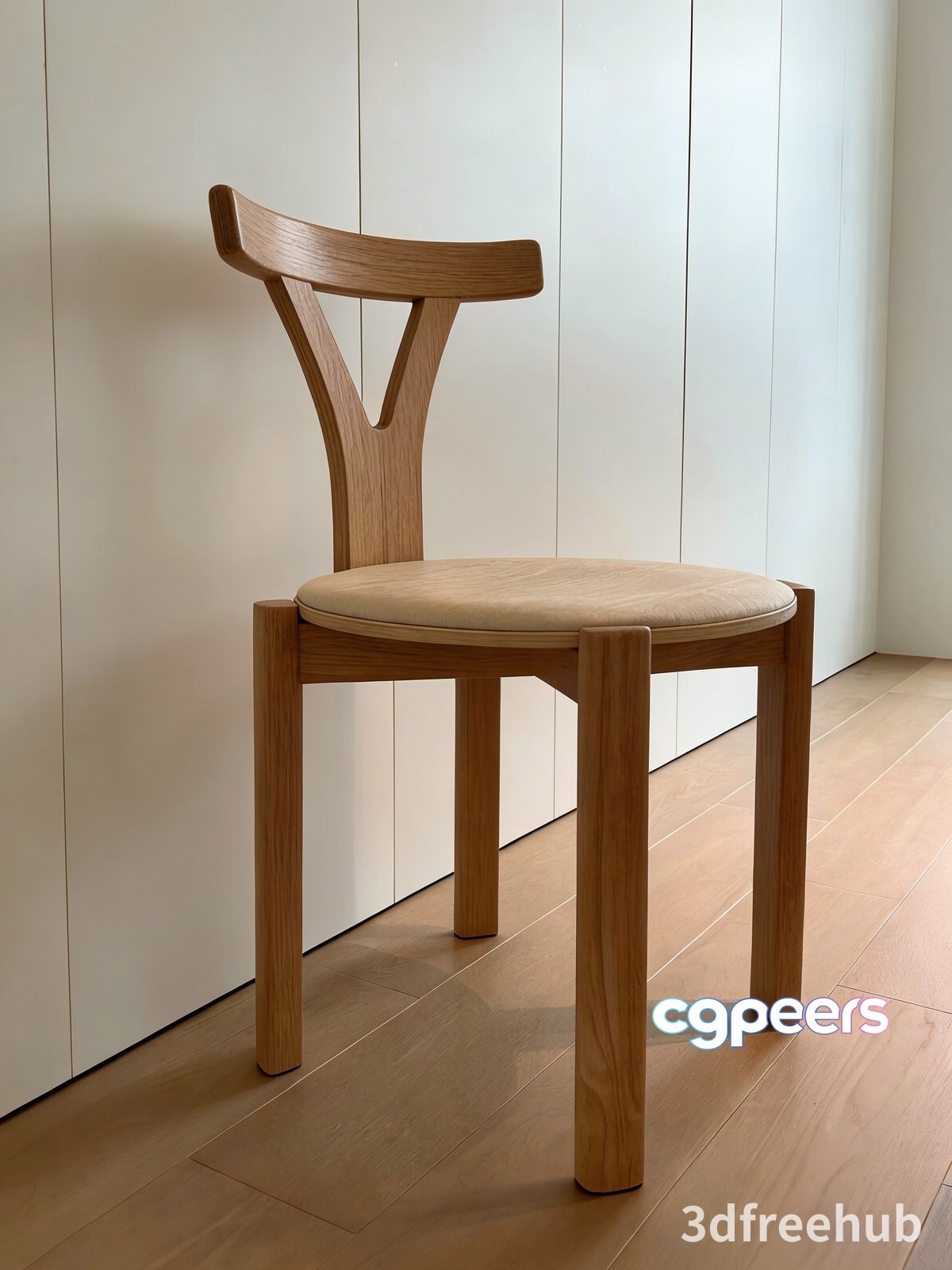 Wooden Dining Chair 3D Model - 23312 - VRAY Render Wooden Dining Chair 3D Model - 23312 - VRAY Render