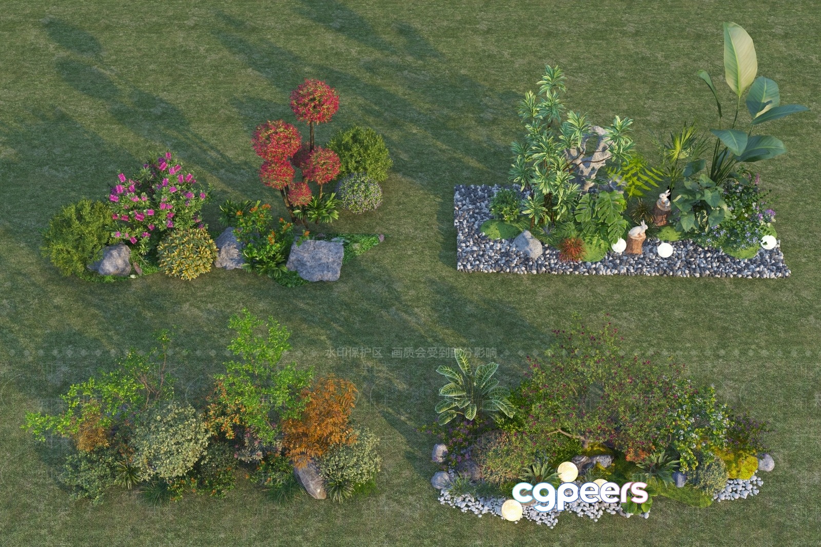 A Garden Design 3D Model - 20748 - VRAY Render