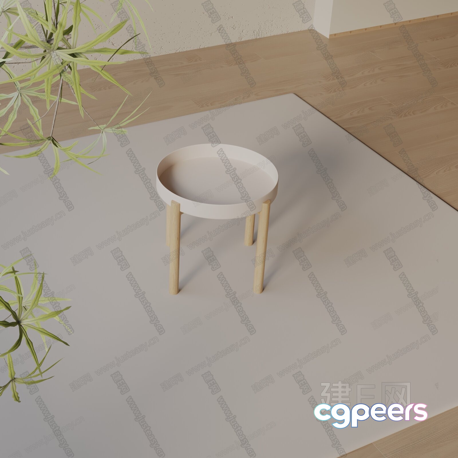 Modern Minimalist Table 3D Model - 1922 - VRAY Render Modern Minimalist Table 3D Model - 1922 - VRAY Render