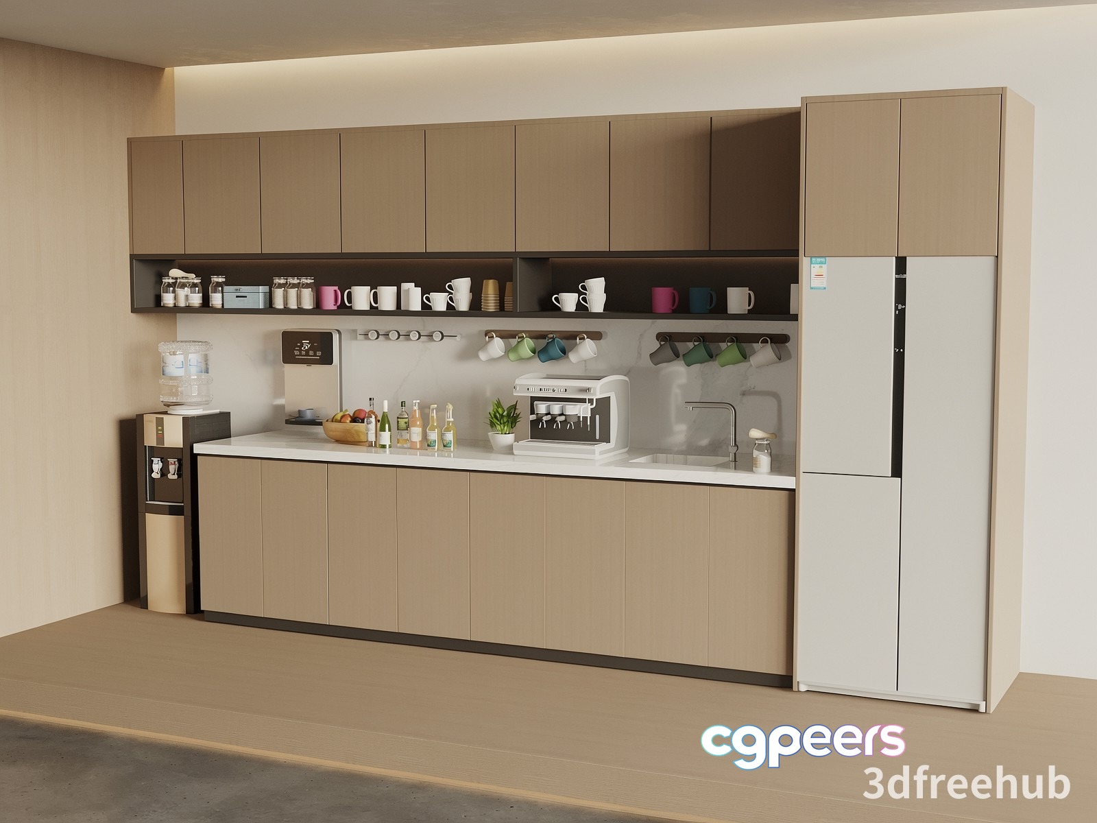 Modern Kitchen 3D Model - 22963 - VRAY Render Modern Kitchen 3D Model - 22963 - VRAY Render