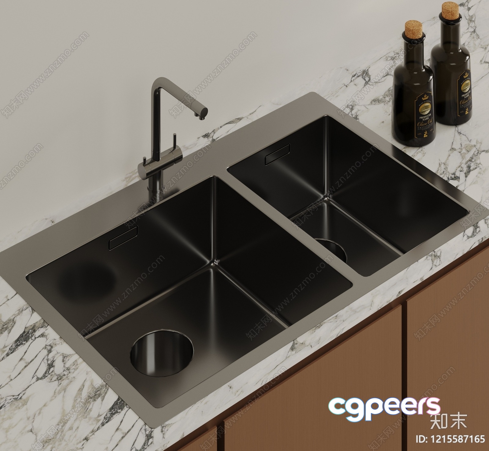 Modern Kitchen Sink 3D Model - 16099 - VRAY Render