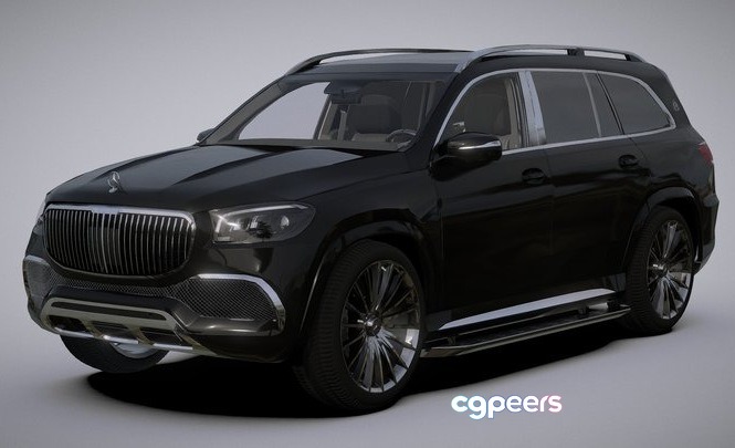 3D Game Assets - Mersedes Benz Maybach GLS 600 3D Game Assets - Mersedes Benz Maybach GLS 600