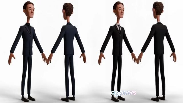 3D Game Assets - Office Man 3D Game Assets - Office Man