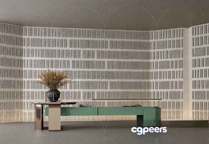 Modern Office Space 3D Model - 8309 - VRAY Render Modern Office Space 3D Model - 8309 - VRAY Render