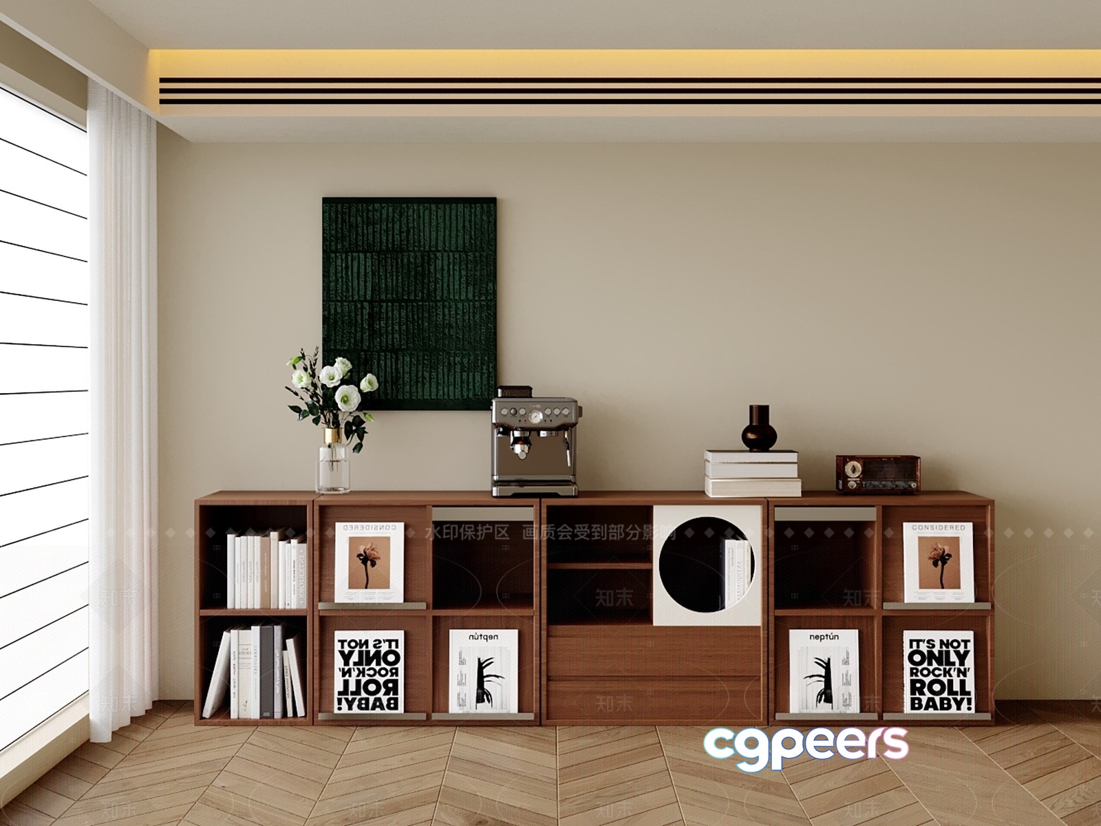 Modern Living Room 3D Model - 1792 - VRAY Render Modern Living Room 3D Model - 1792 - VRAY Render