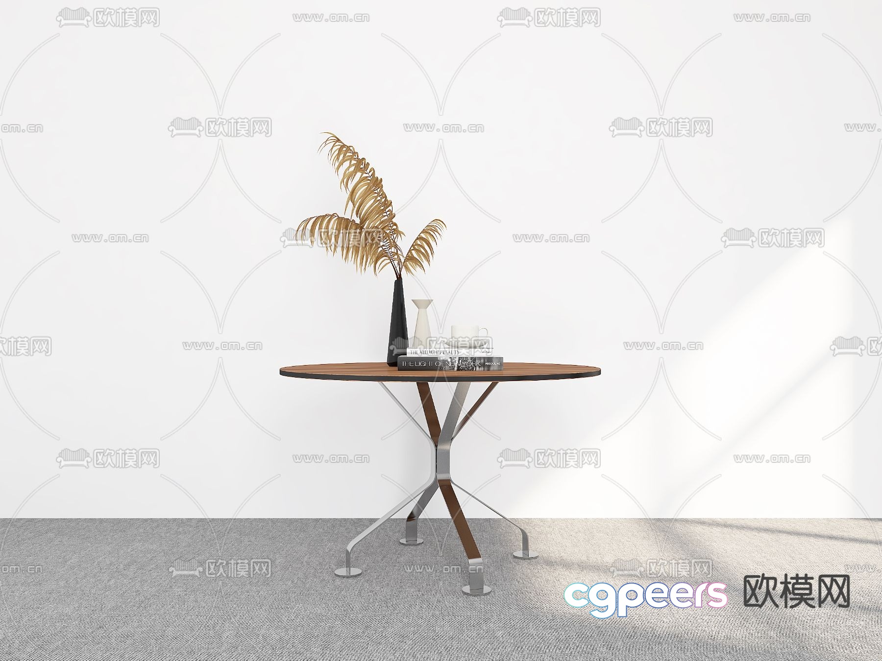 Modern Minimalist Table 3D Model - 14009 - VRAY Render Modern Minimalist Table 3D Model - 14009 - VRAY Render