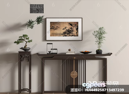 A Minimalist Console Table 3D Model - 7420 - VRAY Render A Minimalist Console Table 3D Model - 7420 - VRAY Render