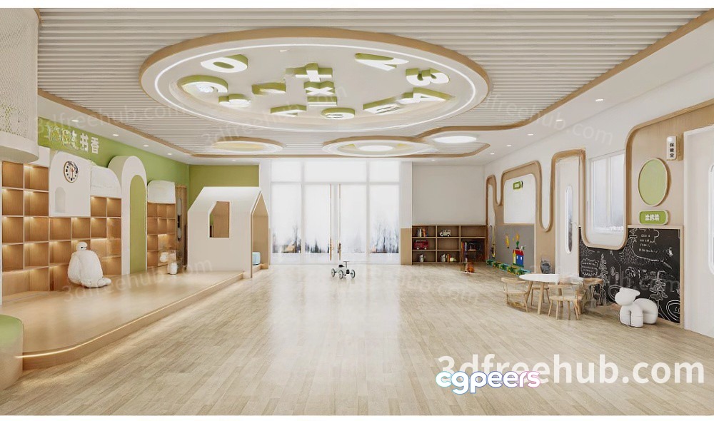 Cozy Playroom 3D Model - 19860 - VRAY Render Cozy Playroom 3D Model - 19860 - VRAY Render