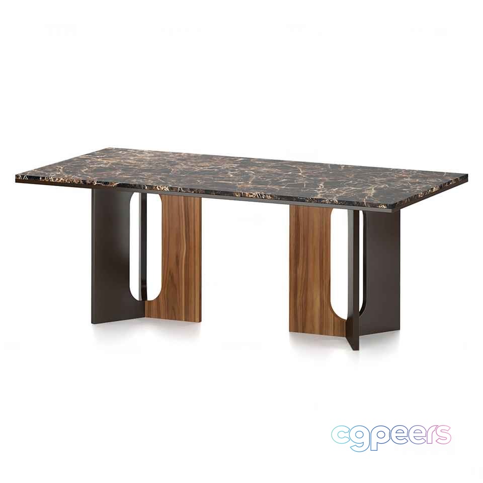 A Table With A Marble Top 3D Model - 15303 - CORONA Render A Table With A Marble Top 3D Model - 15303 - CORONA Render
