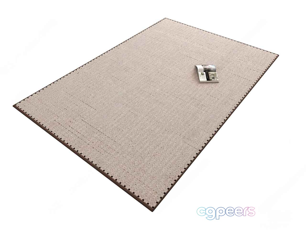A Beige Rug 3D Model - 9401 - VRAY Render