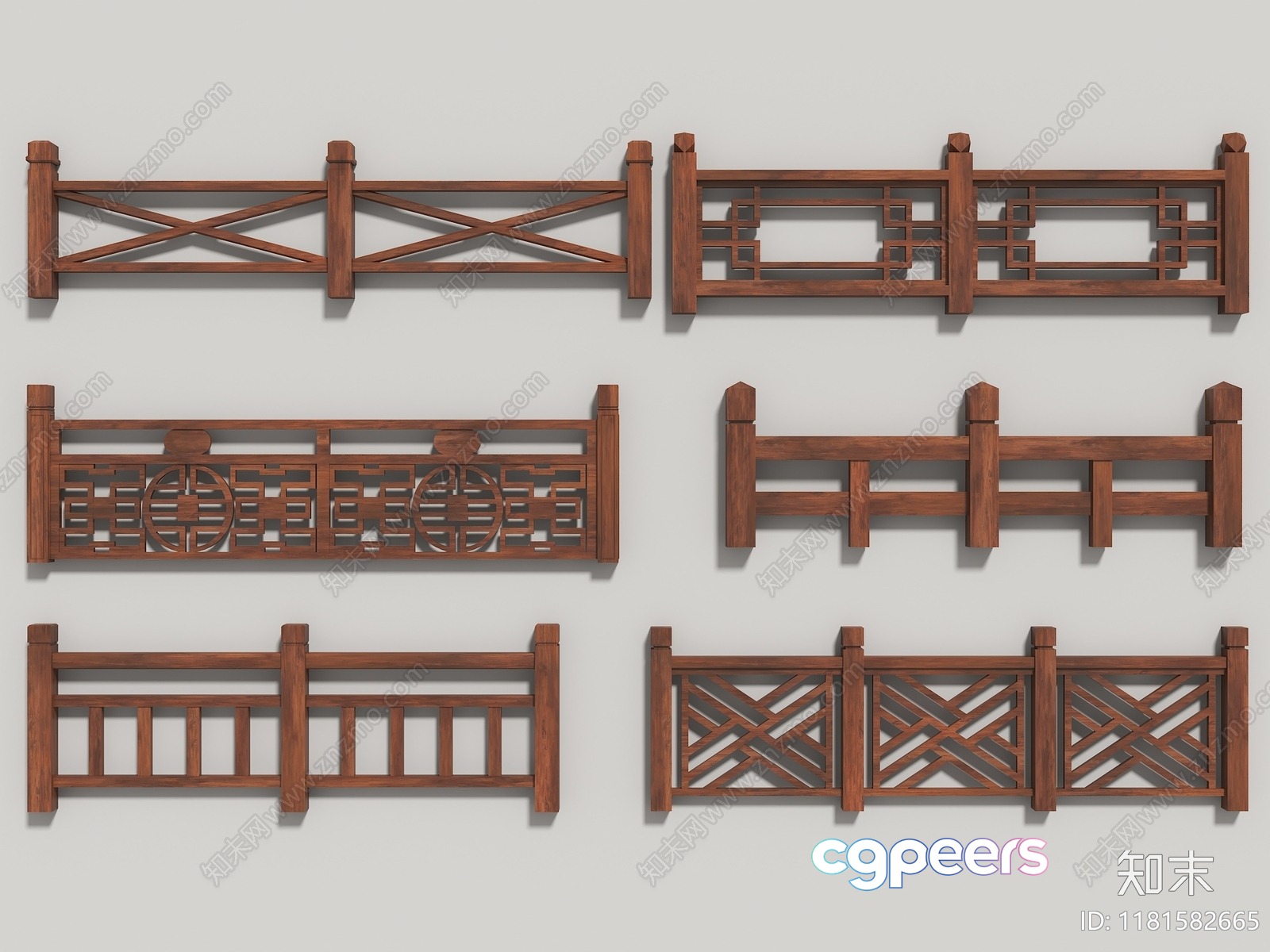 Wooden Fence Designs 3D Model - 2642 - VRAY Render Wooden Fence Designs 3D Model - 2642 - VRAY Render
