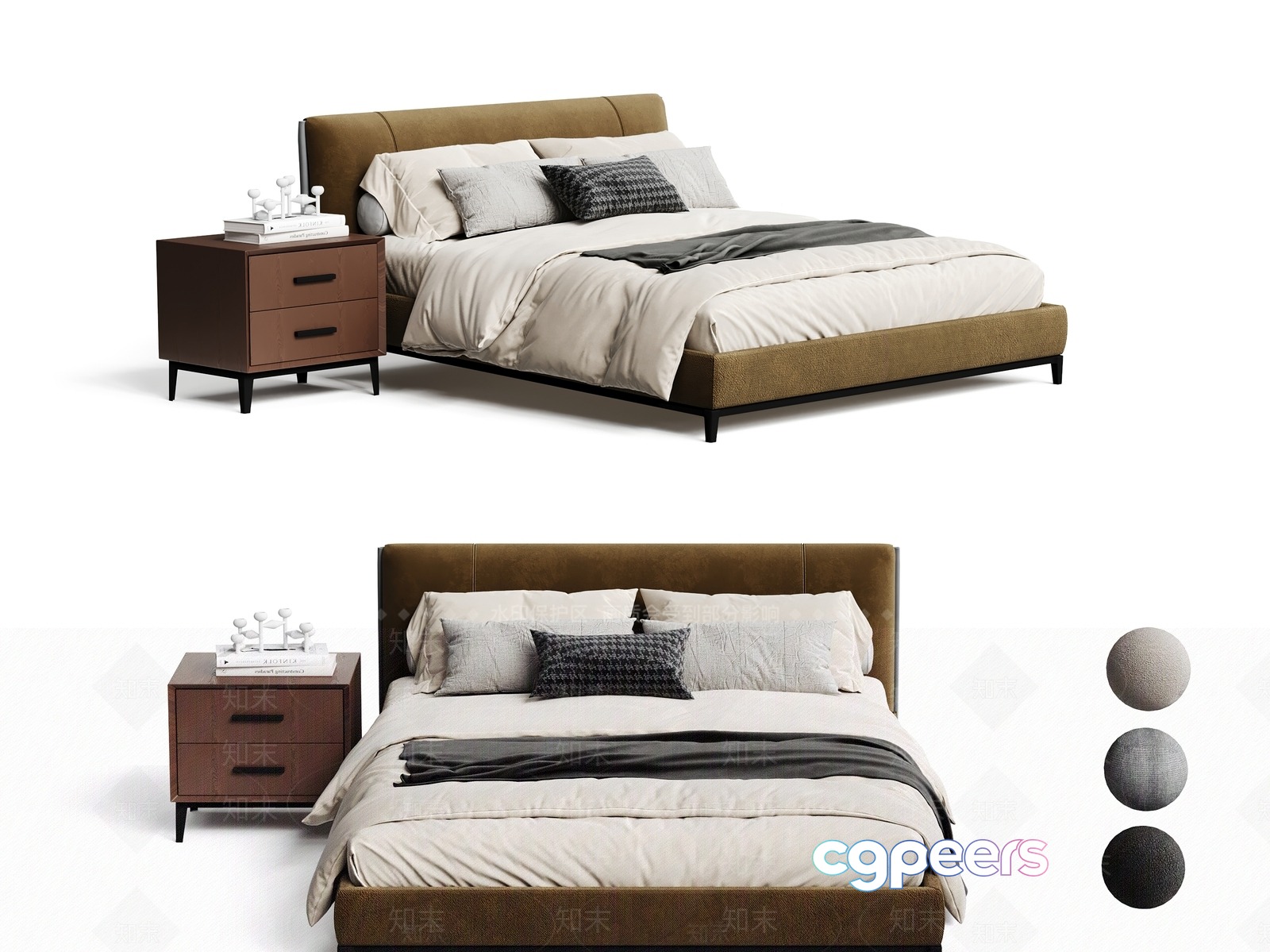 Cozy Bedroom 3D Model - 12772 - VRAY Render