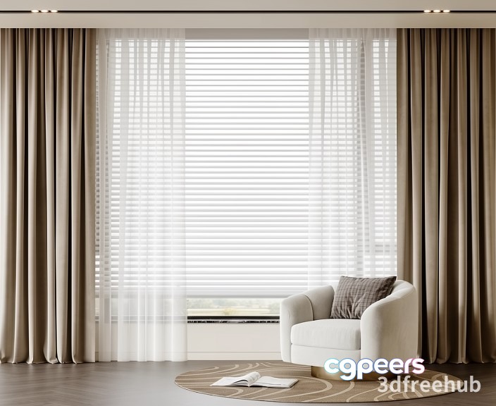 Modern Living Room 3D Model - 20519 - VRAY Render Modern Living Room 3D Model - 20519 - VRAY Render