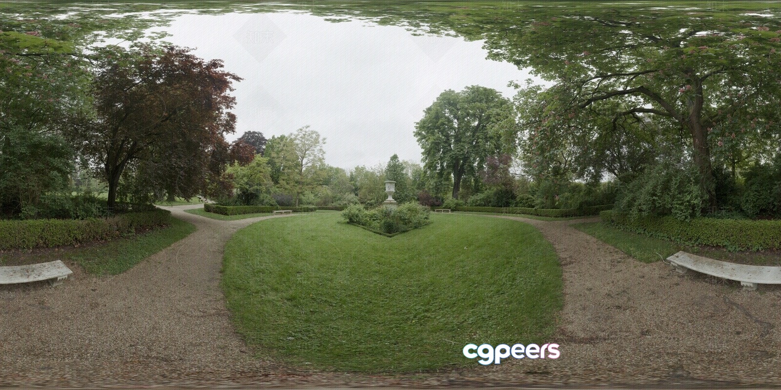 A Serene Outdoor Space 3D Model - 3671 - VRAY Render