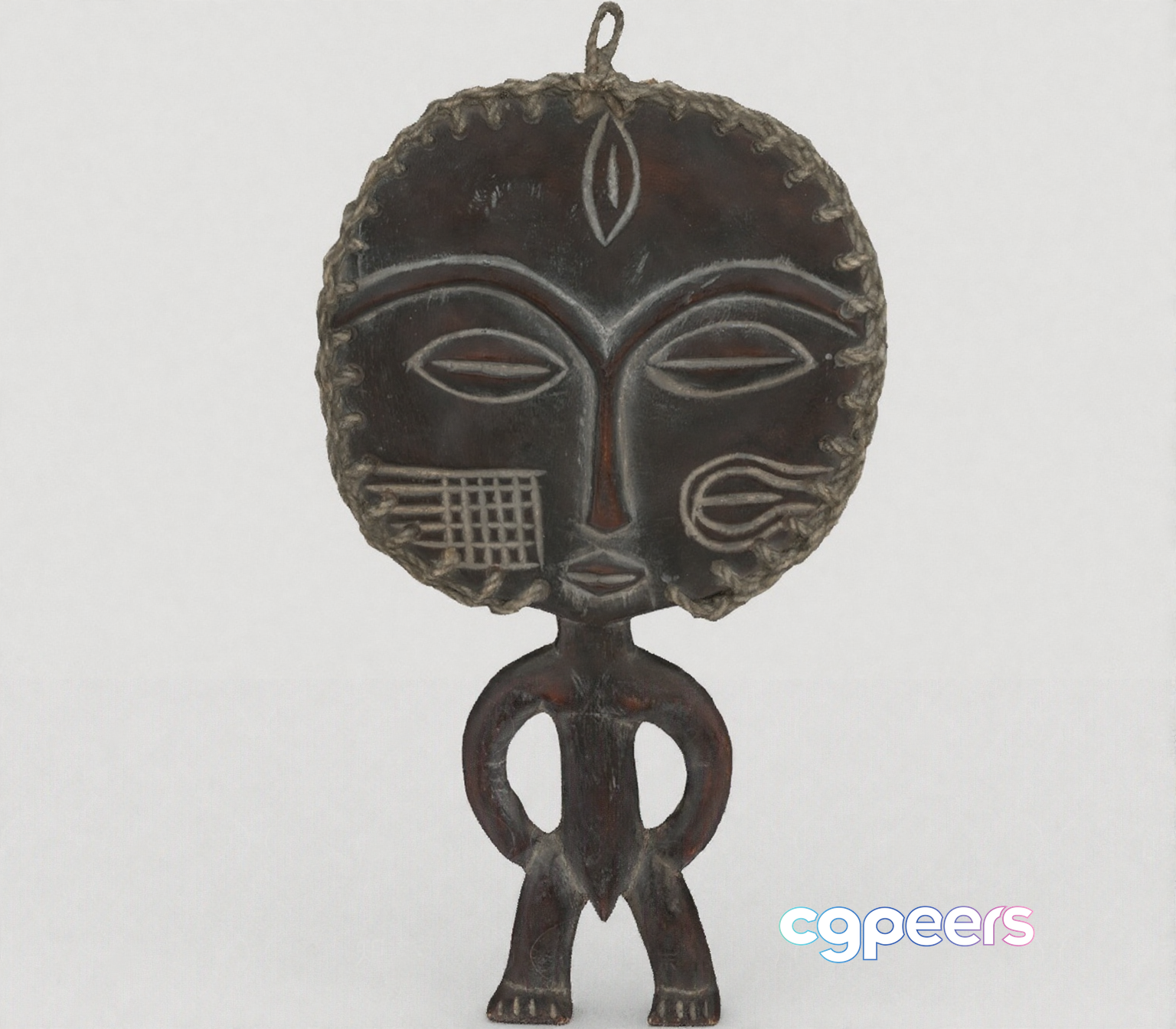African Mask 3D Model - 2582 - VRAY Render African Mask 3D Model - 2582 - VRAY Render