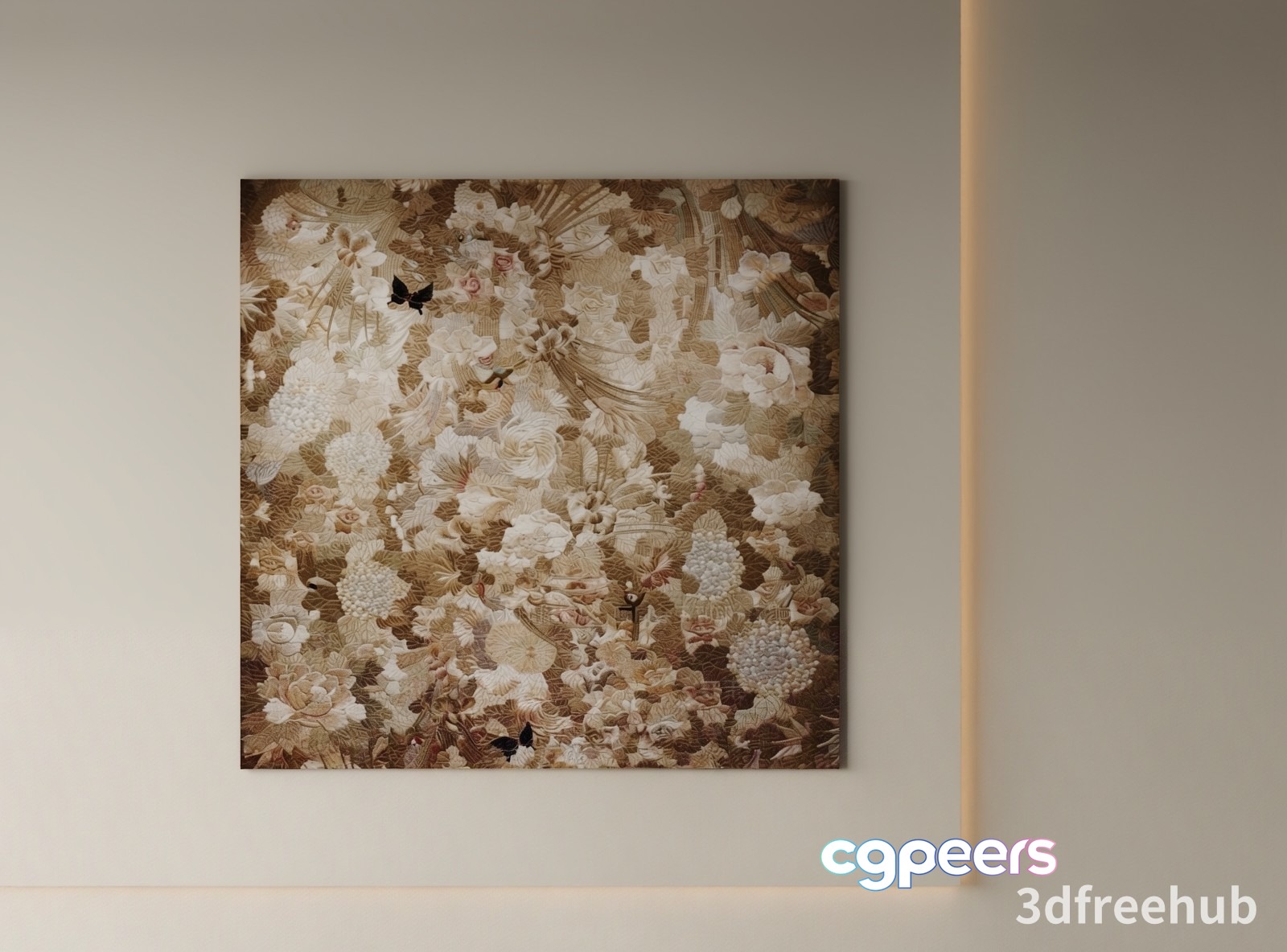 Modern Art Piece 3D Model - 18880 - VRAY Render