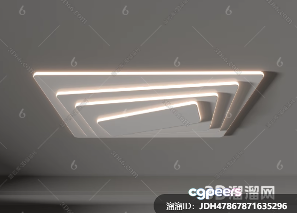 Modern Light Fixture 3D Model - 331 - VRAY Render Modern Light Fixture 3D Model - 331 - VRAY Render