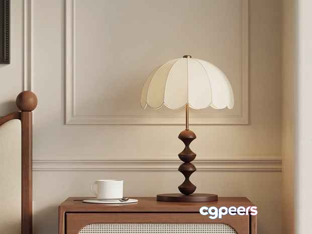 Mid-Century Modern Lamp 3D Model - 12952 - VRAY Render Mid-Century Modern Lamp 3D Model - 12952 - VRAY Render