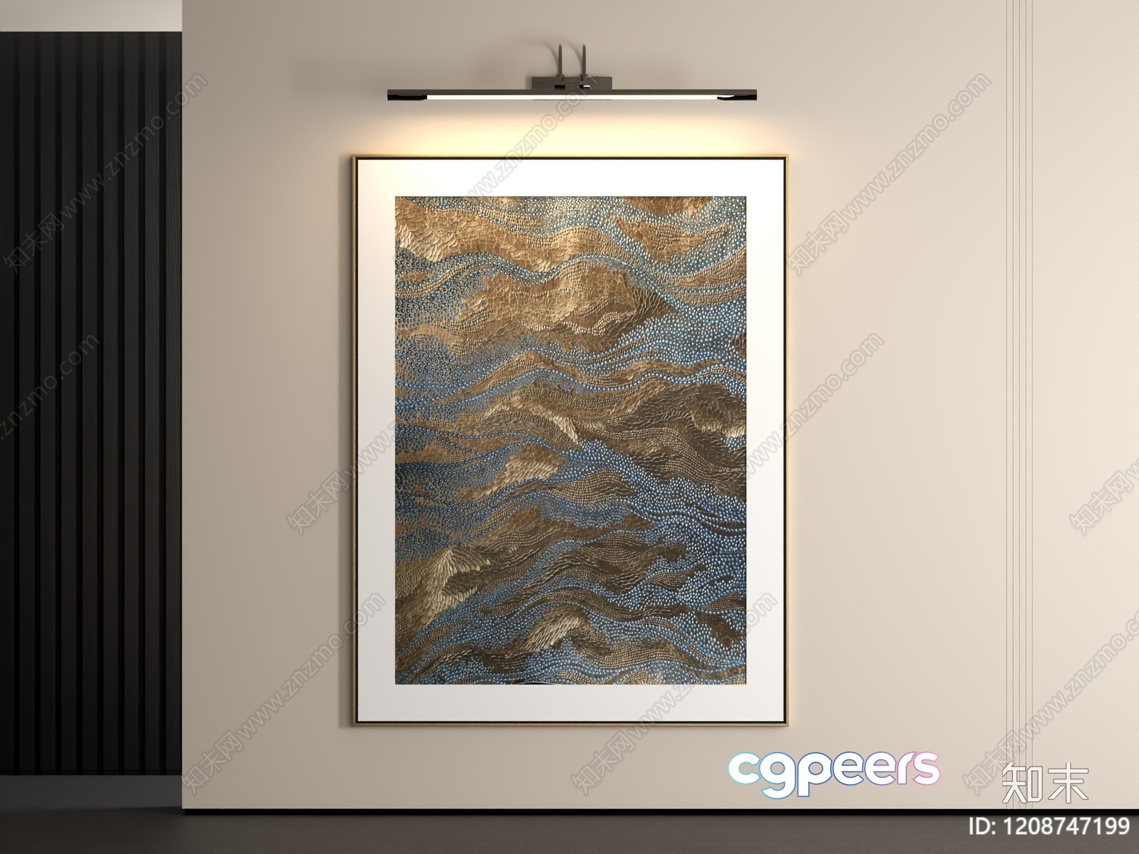 Modern Light Fixture 3D Model - 7351 - VRAY Render Modern Light Fixture 3D Model - 7351 - VRAY Render