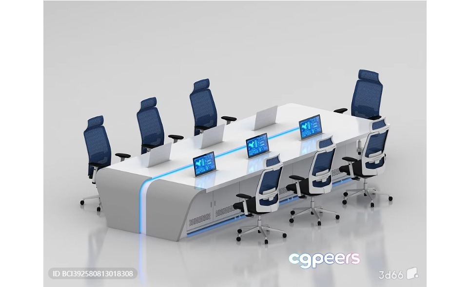 Modern Office Furniture 3D Model - 7629 - VRAY Render Modern Office Furniture 3D Model - 7629 - VRAY Render