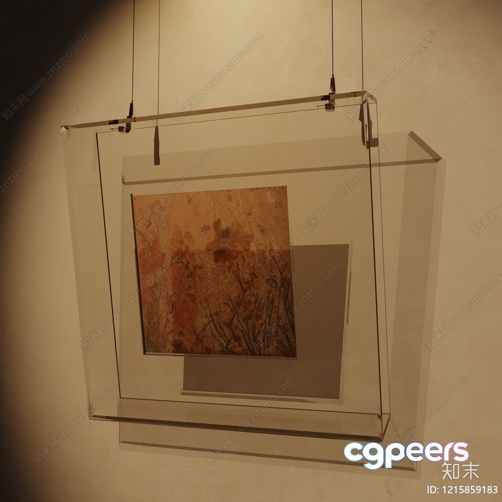 Modern Art Piece 3D Model - 18428 - VRAY Render