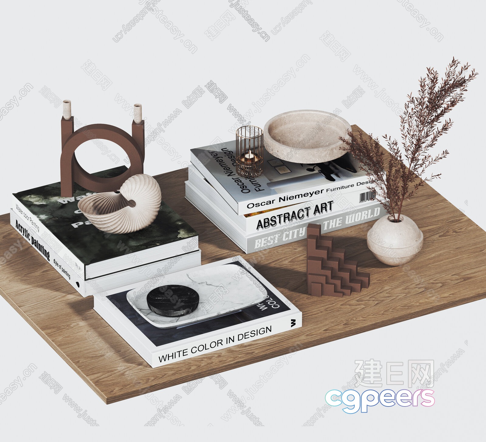 Modern Home Decor 3D Model - 17116 - VRAY Render