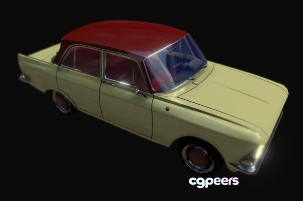 3D Game Assets - Moskvich 408 3D Game Assets - Moskvich 408