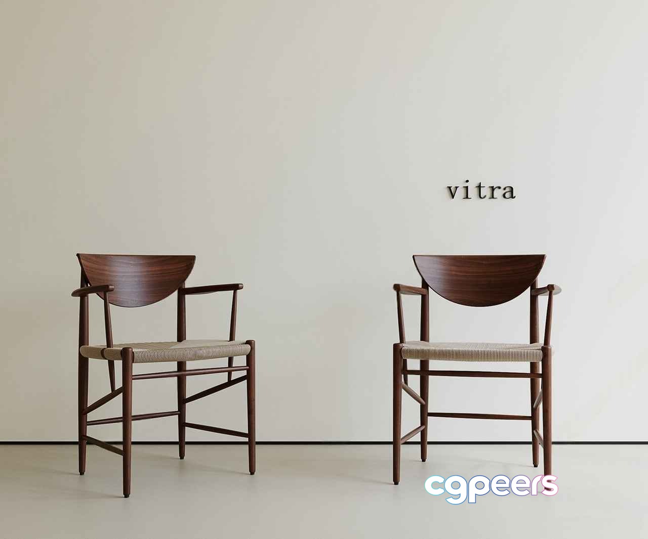 Wooden Armchairs 3D Model - 12766 - VRAY Render