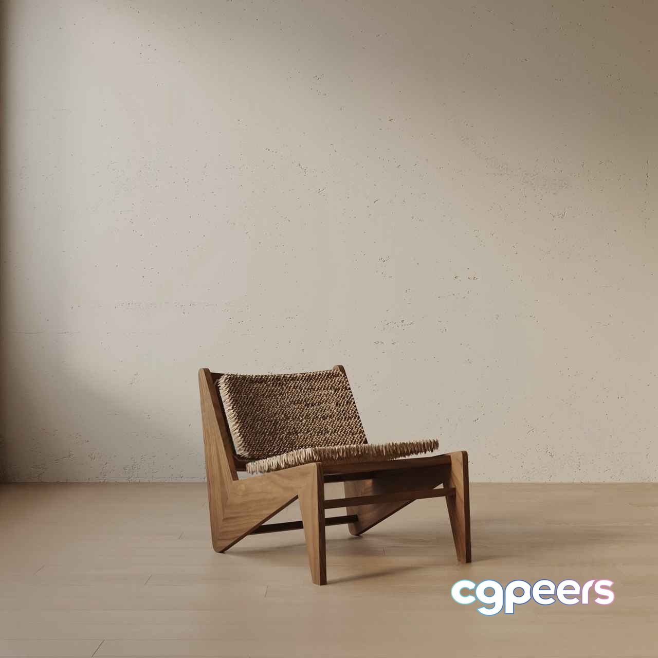 Wooden Minimalist Chair 3D Model - 13269 - VRAY Render Wooden Minimalist Chair 3D Model - 13269 - VRAY Render