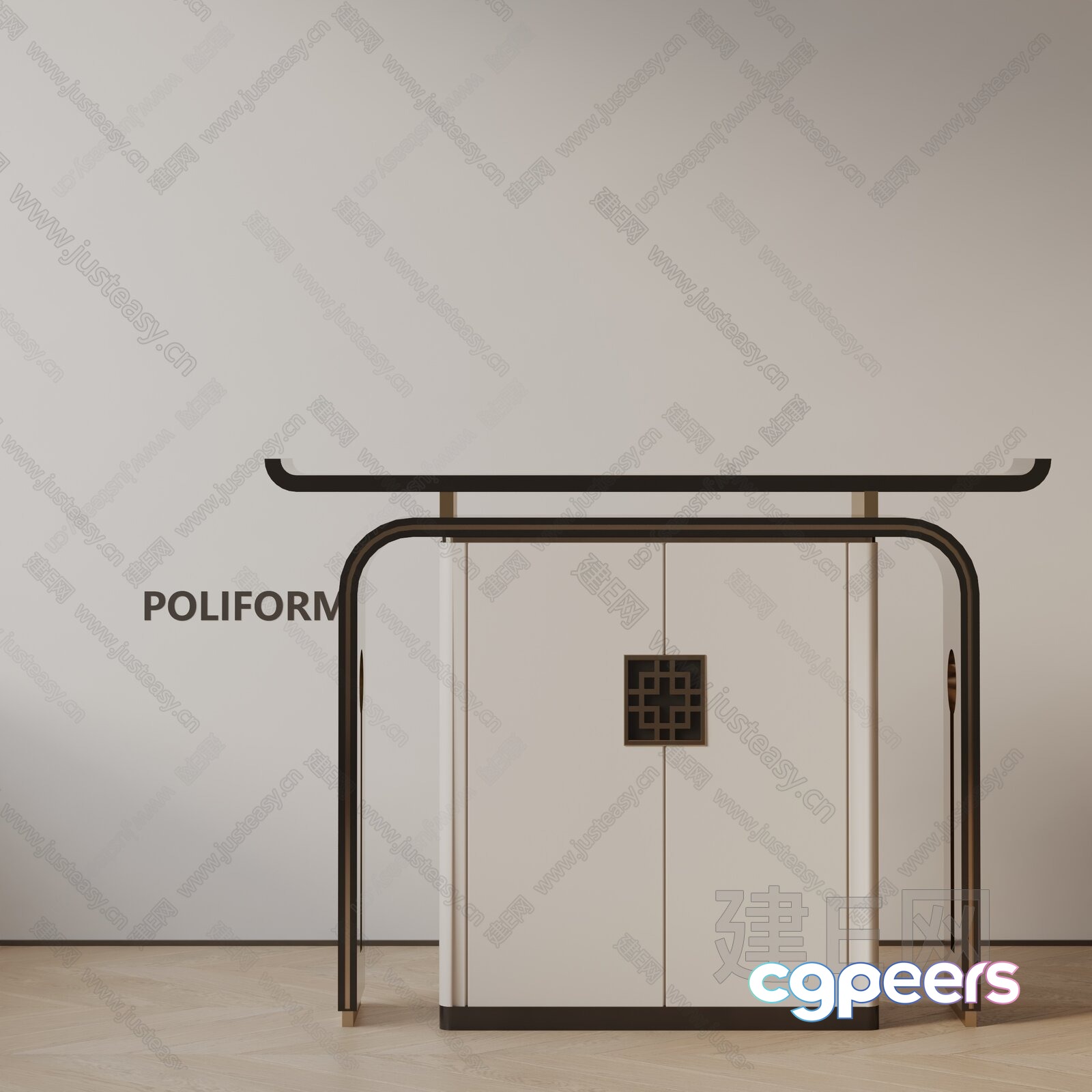Modern Minimalist Console Table 3D Model - 13643 - VRAY Render Modern Minimalist Console Table 3D Model - 13643 - VRAY Render