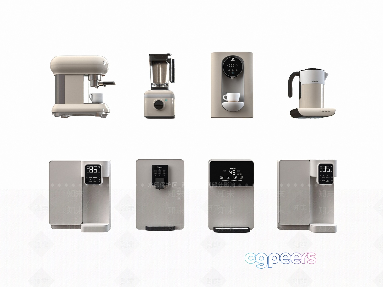 Modern Kitchen Appliances 3D Model - 22765 - VRAY Render Modern Kitchen Appliances 3D Model - 22765 - VRAY Render