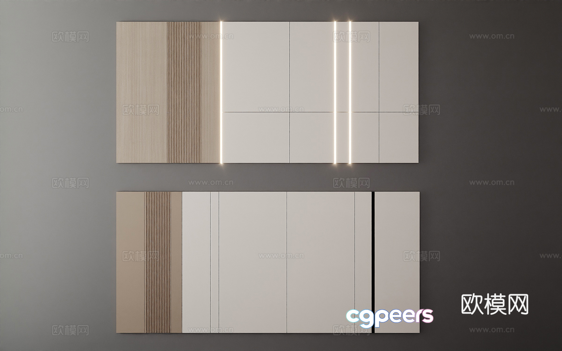 Modern Chinese Decor 3D Model - 3333 - CORONA Render Modern Chinese Decor 3D Model - 3333 - CORONA Render
