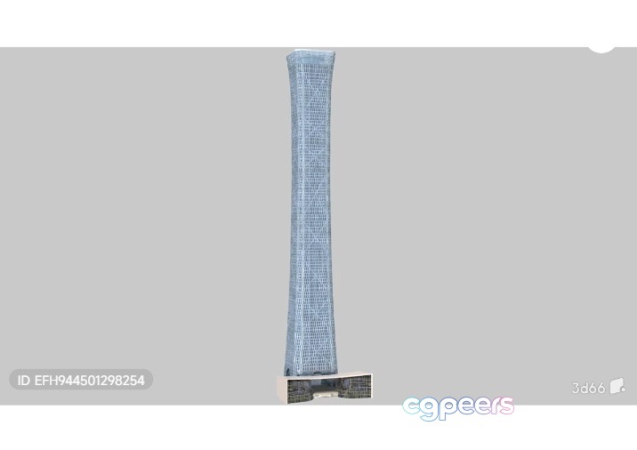 A Long Narrow Grey Fabric 3D Model - 11349 - VRAY Render