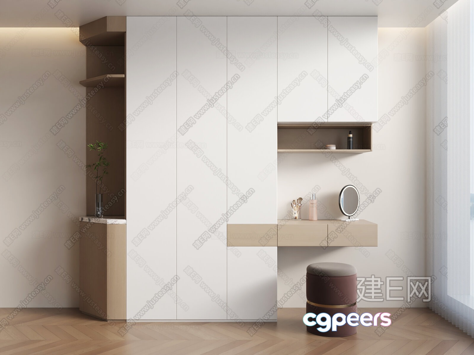Modern Minimalist Room 3D Model - 12710 - VRAY Render