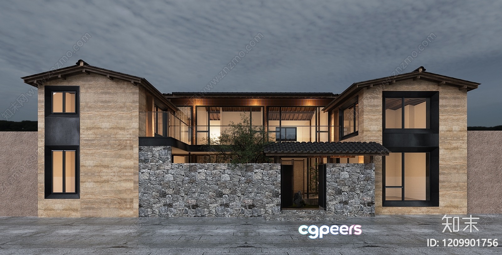 A Modern House 3D Model - 15238 - VRAY Render A Modern House 3D Model - 15238 - VRAY Render